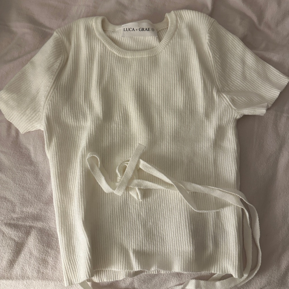 Luca and Grae cropped shirt